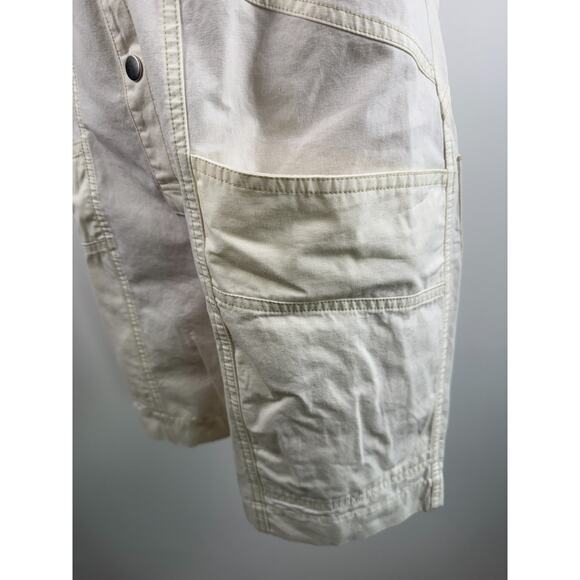 Isabel Marant Etoile Kiara Belted Cotton Poplin Romper Jumpsuit Ecru Sz 4 EU 36 - Picture 8 of 16